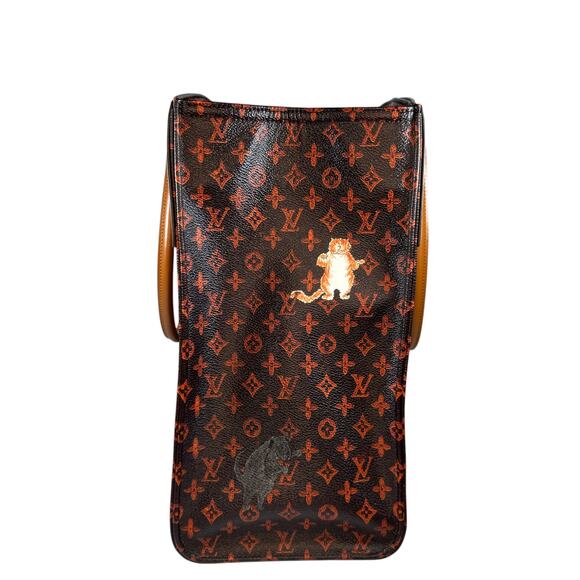 Louis Vuitton Catogram Steamer Cabas XXL tote cat bag Grace Coddington Monogram - Picture 4 of 16